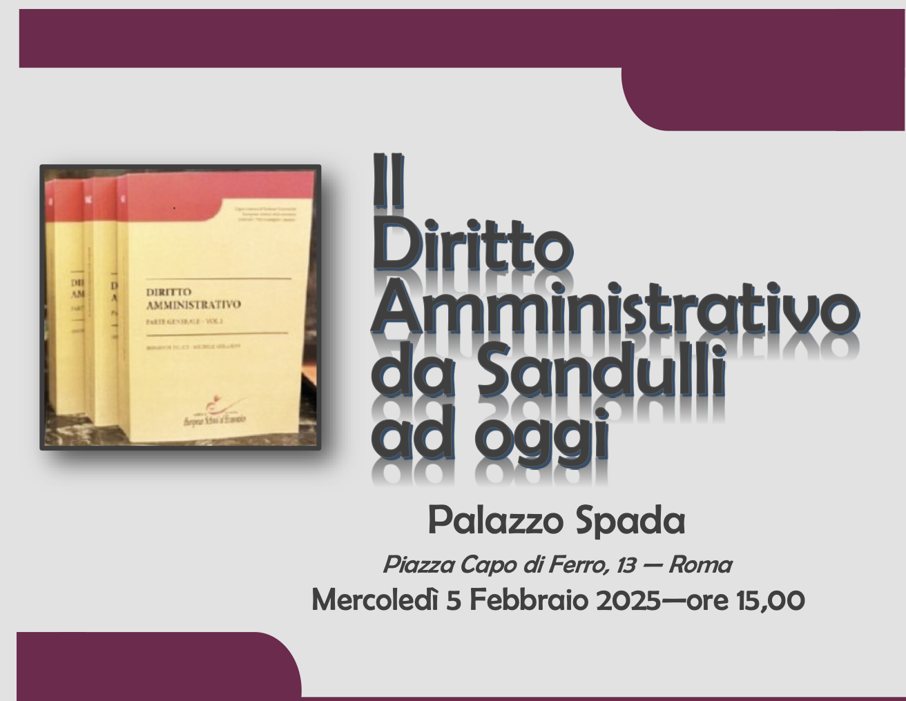 Il Diritto Amministrativo da Sandulli ad oggi